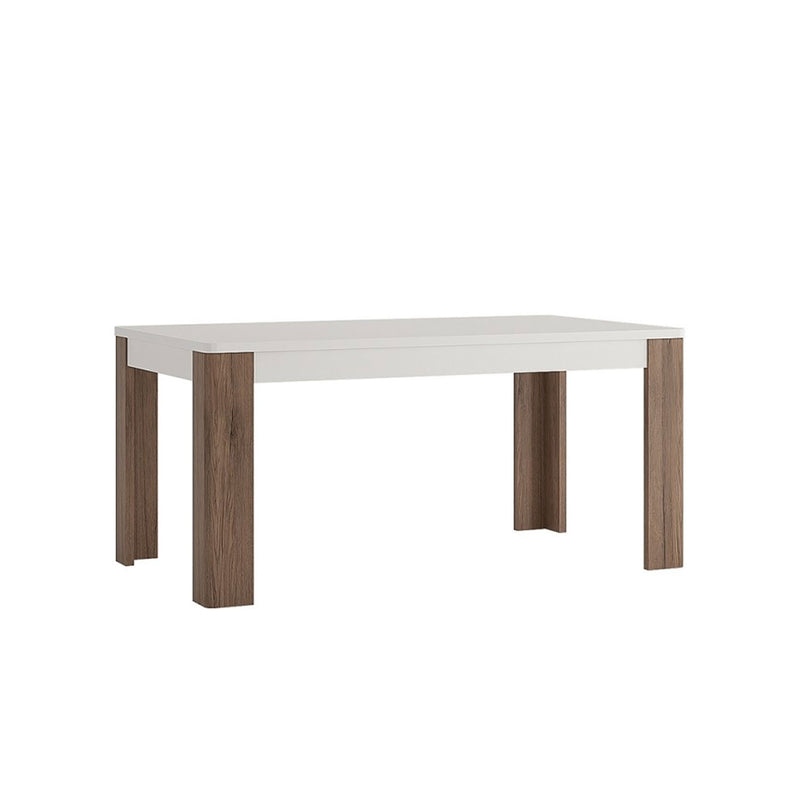 Toronto Dining Table with 4 Black Chairs by Lavishway | Dining Table Set-30555