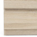 Naia Oak Finish 5 Drawers Chest by Lavishway | Chest Of Drawers-29422