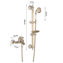 Antique Bronze Bathroom Shower & Tap Set by Lavishway | Shower Faucets-49270