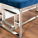 Upholstered Velvet Blush Seat Bench by Lavishway | Benches & Storage Benches-41593