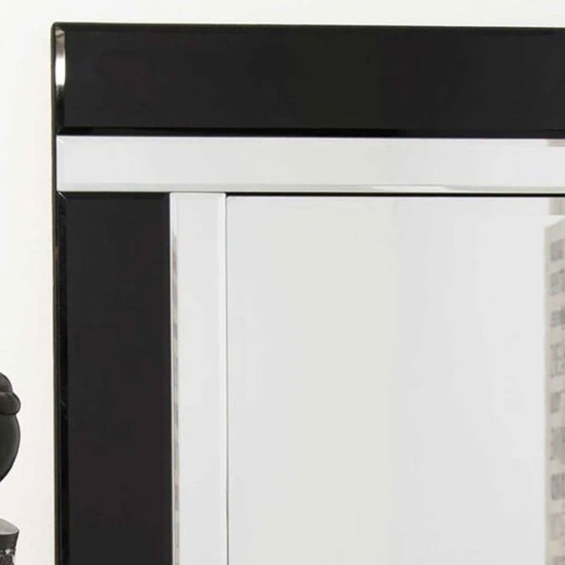 Modern Silver Beveled Decorative Mirror by Lavishway | Wall Mirrors-41652