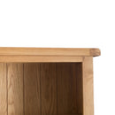 Chunky Solid Oak Narrow Bookcase by Lavishway | Book Shelves and Cabinets-37219