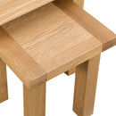 Chunky Solid Oak Nest of 2 Tables by Lavishway | Nest of Tables-37196