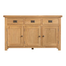 Chunky Solid Oak Wooden Large Sideboard by Lavishway | Sideboards-37222