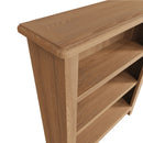 Guildford Solid Oak Small Wide Bookcase by Lavishway | Book Shelves and Cabinets-31930