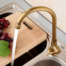 Antique Bronze 360° Rotatable Kitchen Tap by Lavishway | Kitchen Faucets-48469