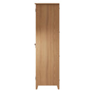 Guildford Solid Oak 2 Doors Hanging Wardrobe by Lavishway | Wardrobe-36805