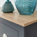 7 Drawers Wooden Chest in Slate Grey by Lavishway | Chest Of Drawers-38857