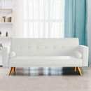 Linen Fabric Upholstered Sofa Bed by Lavishway | Fabric Sofas-40870