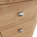Guildford Solid Oak 3 Drawer Bedside Cabinet by Lavishway | Bedside Tables-32021