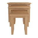 Guildford Solid Oak Nest Of 3 Table by Lavishway | Nest of Tables-31977