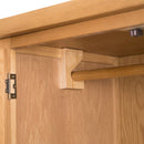 Chunky Oak Solid Wood 2 Doors Wardrobe by Lavishway | Wardrobe-32625