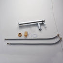 Chrome Finished Deck Mounted Bathroom Tap by Lavishway | Bathroom Faucet-49011