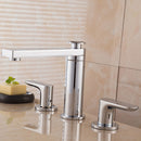 Chrome Plated Dual Handles Bathroom Tap by Lavishway | Bathroom Faucet-48839