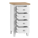 Tattershall White Oak Top Chest of Drawers by Lavishway | Chest Of Drawers-33025