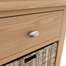 Guildford Solid Oak 1 Drawer Unit Cabinet by Lavishway | Side Tables-36669