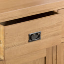 Chunky Oak 2 Doors 2 Drawers Wooden Sideboard by Lavishway | Sideboards-32567