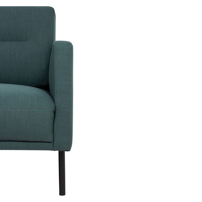 Larvik Fabric Armchair with Black Legs by Lavishway | Fabric Sofas-30337