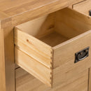 Chunky Solid Oak 3 Over 4 Chest of Drawer by Lavishway | Chest Of Drawers-32792