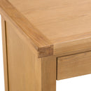 Chunky Oak Single Computer Desk by Lavishway | Oak Wood Desks-32531