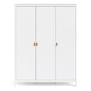 Barcelona White 3 Doors Wardrobe by Lavishway | Bedroom-29782