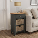 Grantham Oak Top 1 Drawer Cabinet Unit by Lavishway | Hallway Cabinets-33975