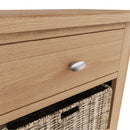 Guildford Solid Oak 1 Drawer Cabinet by Lavishway | Hallway Cabinets-32076