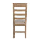 Heirloom Natural Oak Dining Chair Set of 2 by Lavishway | Dining Chairs-35909