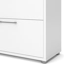 Prima White 4 Drawers Bookcase With 3 Shelves by Lavishway | Book Shelves and Cabinets-29100