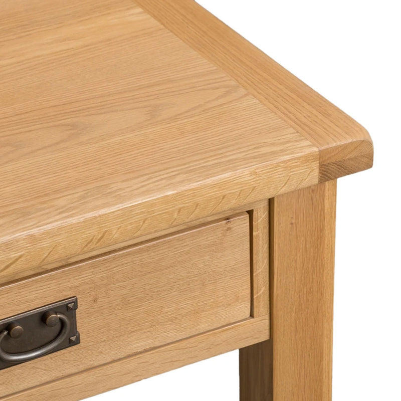 Chunky Oak 2 Drawer Large Coffee Table by Lavishway | Coffee Tables-37169