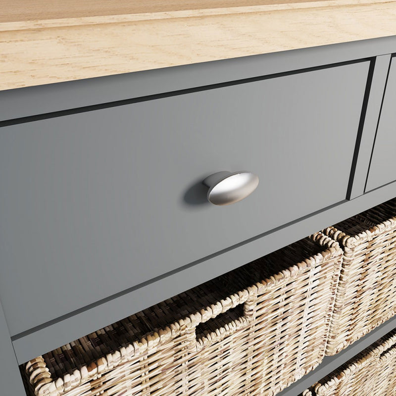 Grantham 3 Drawer 6 Basket Unit Cabinet by Lavishway | Hallway Cabinets-36830