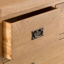 Chunky Solid Oak 2 Over 3 Chest of Drawers by Lavishway | Chest Of Drawers-32812