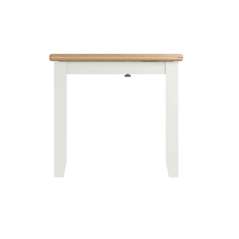 Grantham Flip Oak Top White Dining Table by Lavishway | Dining Tables-37090