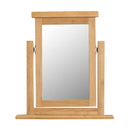 Chunky Oak Trinket Dressing Table Mirror by Lavishway | Table Mirrors-32581
