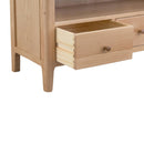 Nordic Oak Large 3 Drawers TV Unit by Lavishway | TV Units Cabinets-32242