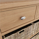 Guildford Solid Oak 3 Drawers Cabinet by Lavishway | Hallway Cabinets-32055