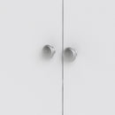 Madrid White Finish 3 Doors Wardrobe by Lavishway | Wardrobe-29495