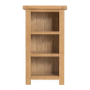 Chunky Oak 3 Shelves Narrow Bookcase by Lavishway | Book Shelves and Cabinets-32516