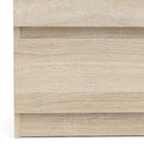 Naia Oak Finish Wide Chest of 6 Drawers by Lavishway | Chest Of Drawers-29380