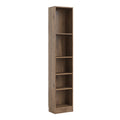 Basic Tall Narrow Bookcase With 4 Shelves by Lavishway | Book Shelves and Cabinets-30698