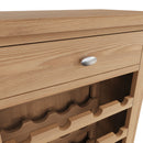 Guildford Solid Oak Wine Cabinet by Lavishway | Wine Racks-31905