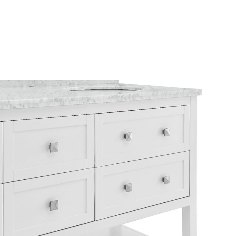Marble Top 6 Drawers Double Vanity Unit by Lavishway | Cupboards & Cabinets-26070