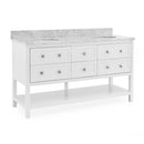 Marble Top 6 Drawers Double Vanity Unit by Lavishway | Cupboards & Cabinets-26069