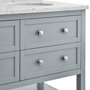 Marble Top 6 Drawers Double Vanity Unit by Lavishway | Cupboards & Cabinets-26078