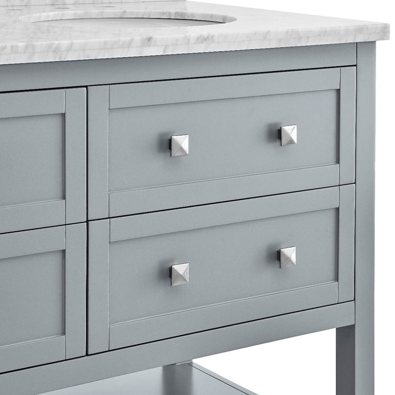 Marble Top 6 Drawers Double Vanity Unit by Lavishway | Cupboards & Cabinets-26078