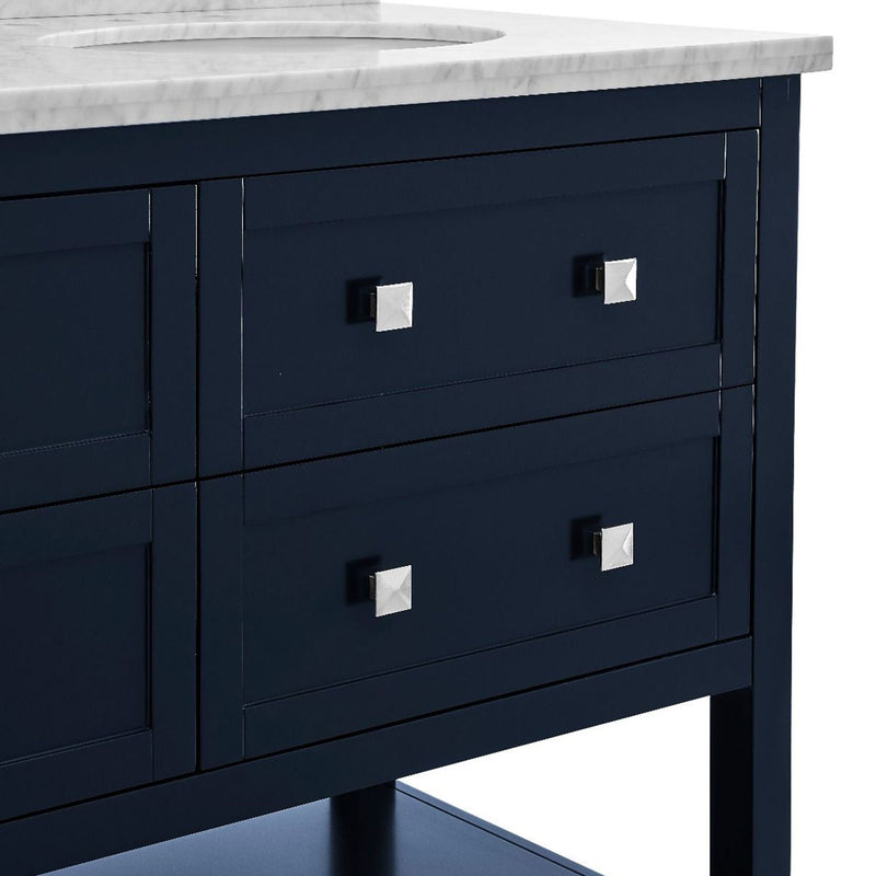 Marble Top 6 Drawers Double Vanity Unit by Lavishway | Cupboards & Cabinets-26086
