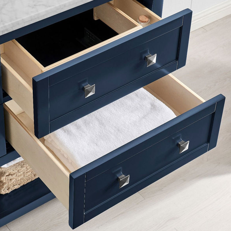 Marble Top 6 Drawers Double Vanity Unit by Lavishway | Cupboards & Cabinets-26080