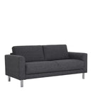 Cleveland Nova Antracit 2 Seater Sofa by Lavishway | Fabric Sofas-34947