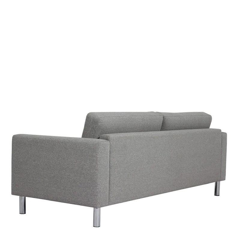 Cleveland Nova Light Grey 3 Seater Sofa by Lavishway | Fabric Sofas-34940