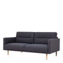 Larvik Fabric 2 Seater Sofa with Oak Legs by Lavishway | Fabric Sofas-40750